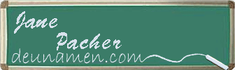 Jane Pacher Visitenkarte